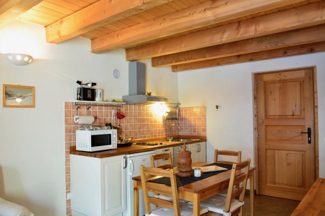 Zona giorno e cucina