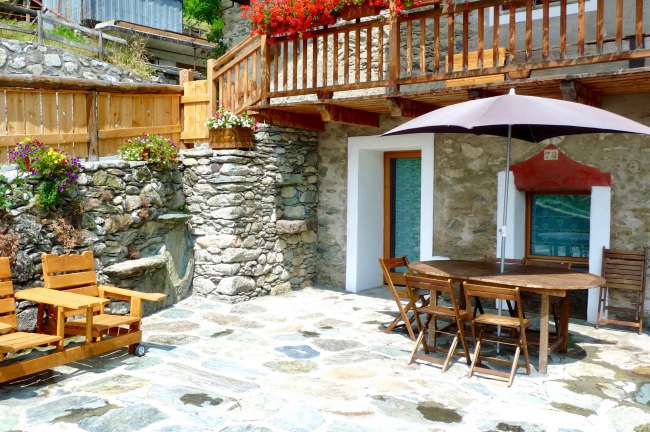 Terrazza privata con vista panoramica