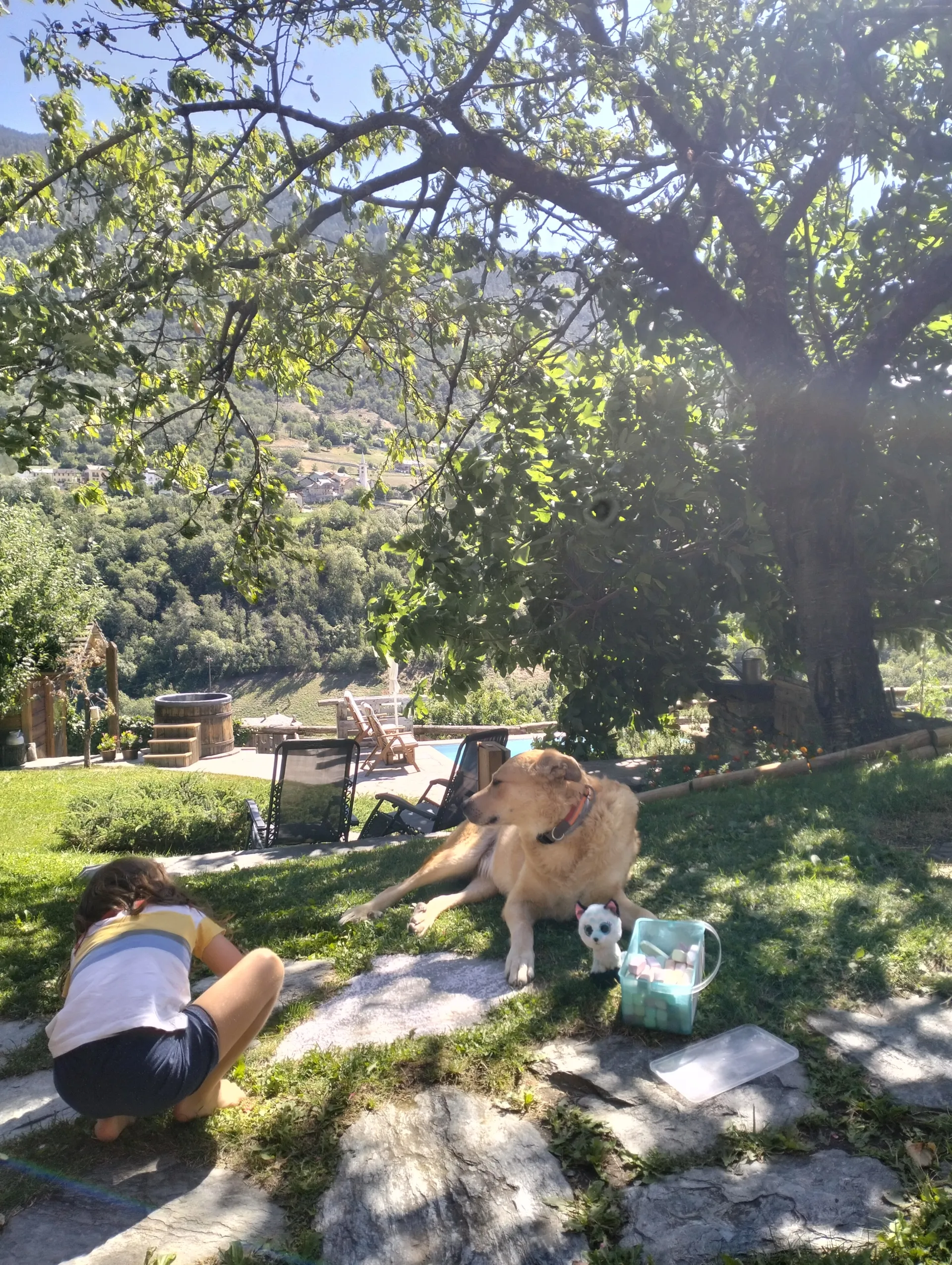 bimbi giardino