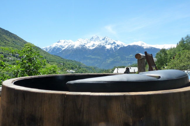 Idromassaggio con vista panoramica